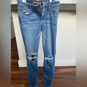 Joe’s Blue Distressed Denim Jeans